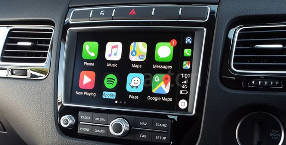 VW RNS850 RNS 850 Touareg 7P Volkswagen CarPlay Android Auto Wireless Modul