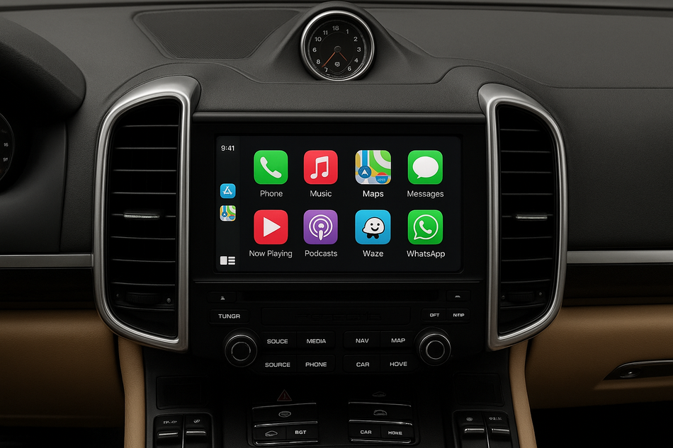 Porsche PCM 4.0 Cayenne 958 911 Cayman Macan Boxter CarPlay Android Auto Wireless Modul