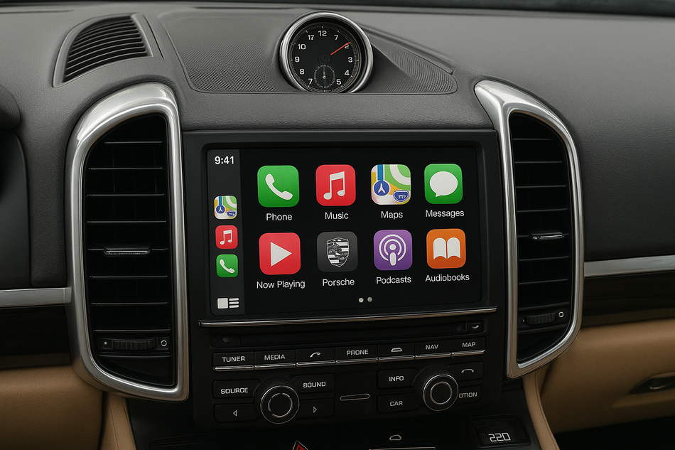 Porsche PCM 3.1 Cayenne Panamera Macan Boxter 911 CarPlay Android Auto Wireless Modul