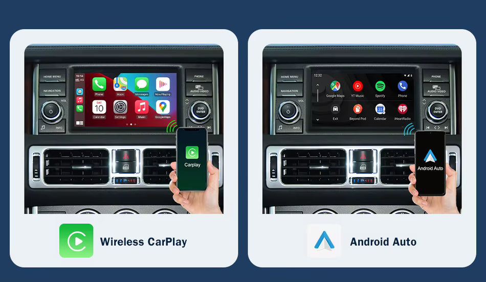 Range Rover Sport L322 CarPlay CarPlay Android Auto Modul Wireless Denso Version
